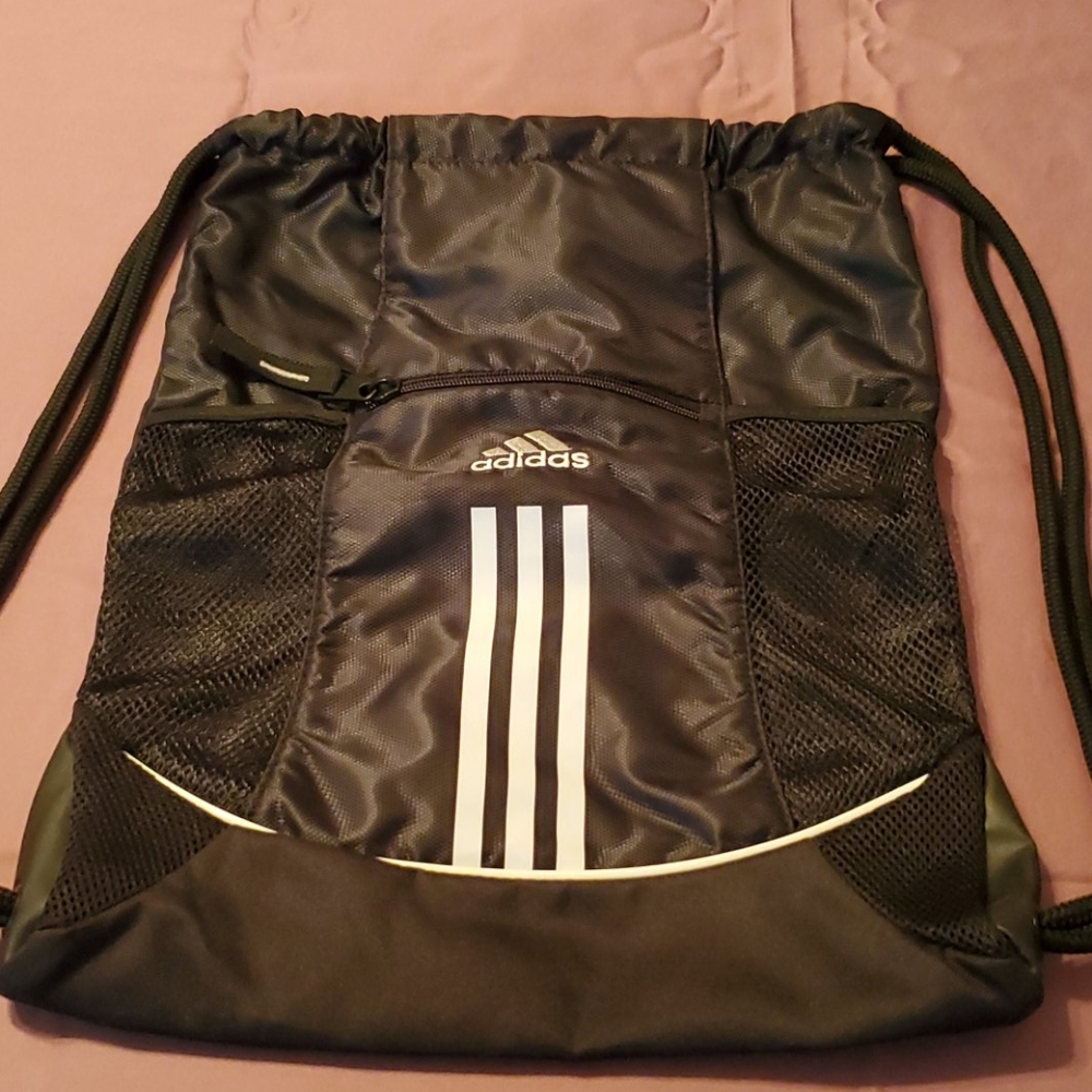 Adidas drawstring backpack unisex
